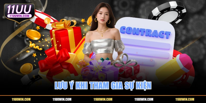 Lưu ý khi tham gia sự kiện